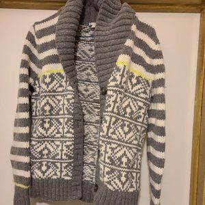 Warm button up sweater